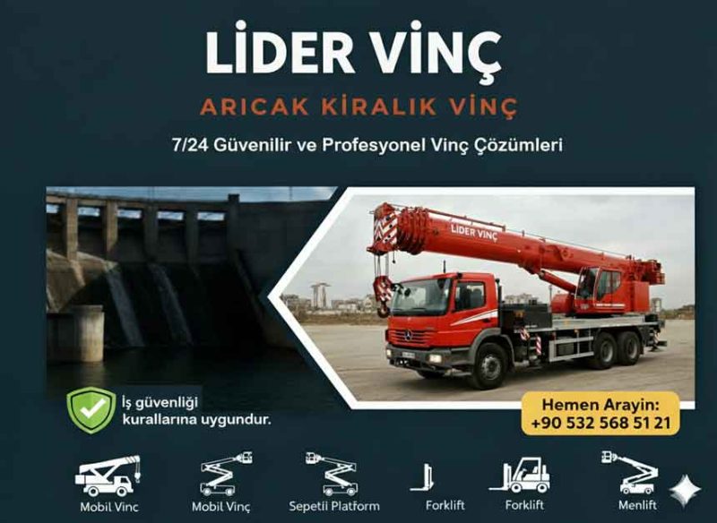 Arıcak-kiralık-vinç Arıcak kiralık vinç