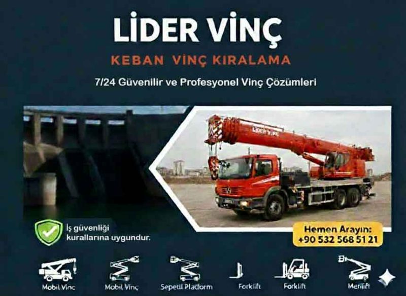 Keban-Vinç-Kiralama Keban-Vinç-Kiralama